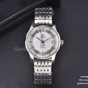 De Ville Hour Vision VSF 41mm White/Silver Dial SS Bracelet A8500