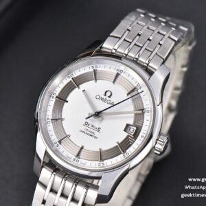 De Ville Hour Vision VSF 41MM White/Silver Dial SS Bracelet A8500