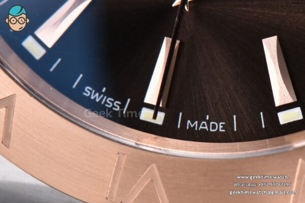 Constellation 38mm SS/RG VSF Brown Dial Stick Markers on SS/RG Bracelet A8500 Super Clone - Image 6