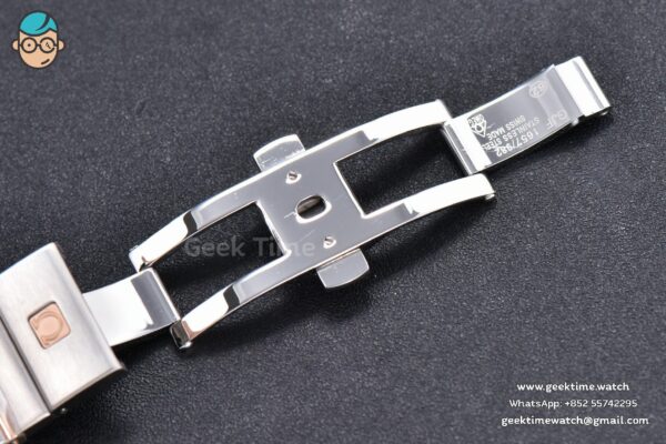 Constellation 38mm SS/RG VSF Silver Dial Stick Markers on SS/RG Bracelet A8500 Super Clone - Image 26