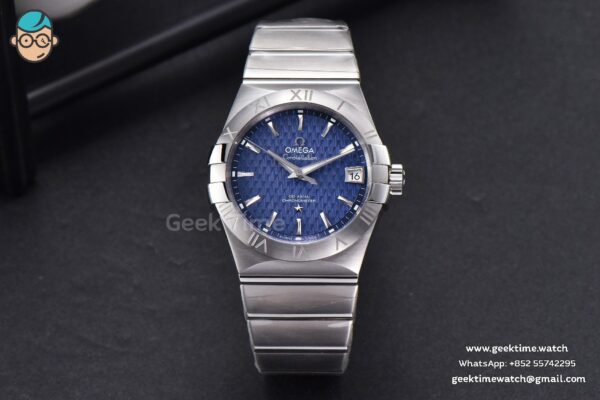 Constellation VSF 38MM Blue Textured Dial SS Bracelet A8500 - Image 2