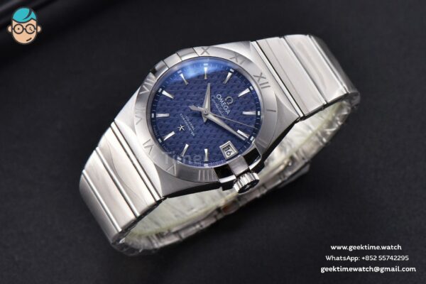 Constellation VSF 38MM Blue Textured Dial SS Bracelet A8500 - Image 3