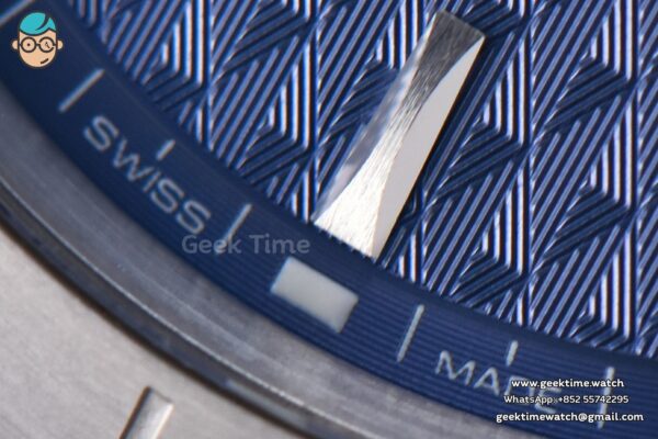 Constellation VSF 38MM Blue Textured Dial SS Bracelet A8500 - Image 6