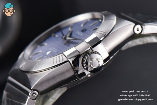 Constellation VSF 38MM Blue Textured Dial SS Bracelet A8500 - Image 8