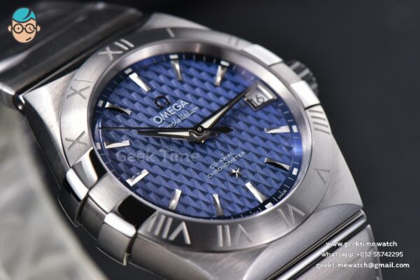 Constellation VSF 38MM Blue Textured Dial SS Bracelet A8500 - Image 10