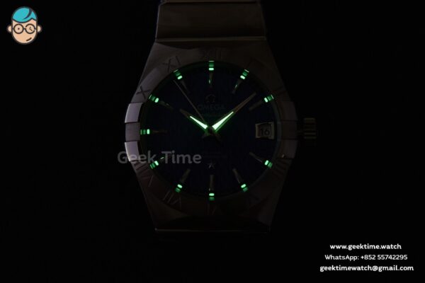 Constellation VSF 38MM Blue Textured Dial SS Bracelet A8500 - Image 24