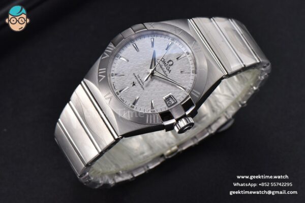 Constellation VSF 38MM White Textured Dial SS Bracelet A8500 - Image 3