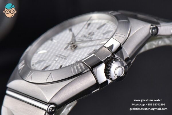 Constellation VSF 38MM White Textured Dial SS Bracelet A8500 - Image 9