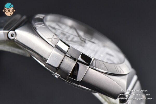 Constellation VSF 38MM White Textured Dial SS Bracelet A8500 - Image 11