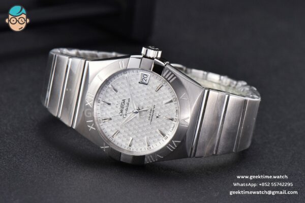 Constellation VSF 38MM White Textured Dial SS Bracelet A8500 - Image 12