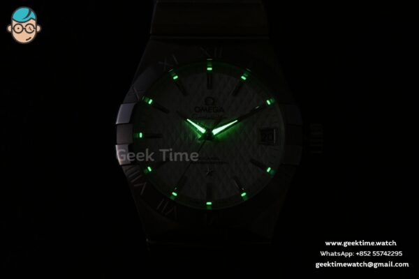 Constellation VSF 38MM White Textured Dial SS Bracelet A8500 - Image 26