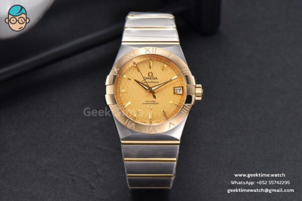 Constellation YG/SS VSF 38MM Gold Textured Dial YG/SS Bracelet A8500 - Image 2