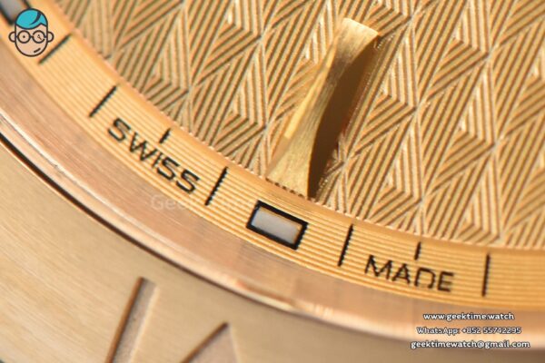 Constellation YG/SS VSF 38MM Gold Textured Dial YG/SS Bracelet A8500 - Image 5