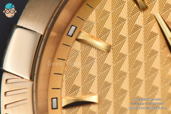 Constellation YG/SS VSF 38MM Gold Textured Dial YG/SS Bracelet A8500 - Image 6