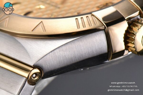 Constellation YG/SS VSF 38MM Gold Textured Dial YG/SS Bracelet A8500 - Image 9