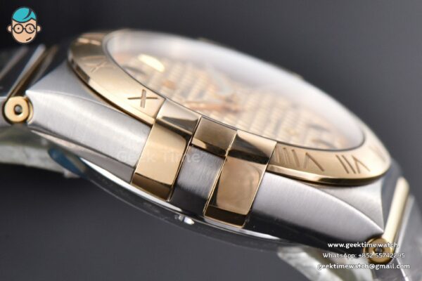 Constellation YG/SS VSF 38MM Gold Textured Dial YG/SS Bracelet A8500 - Image 10