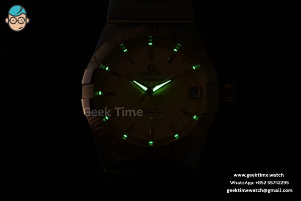 Constellation YG/SS VSF 38MM Gold Textured Dial YG/SS Bracelet A8500 - Image 21