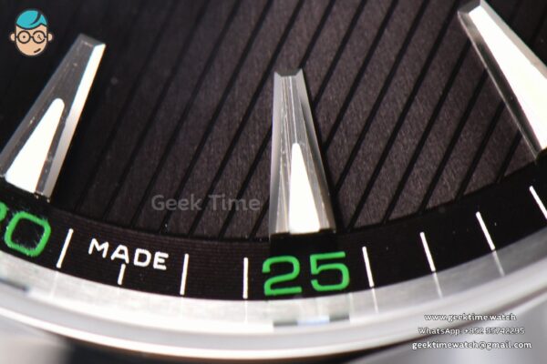 Aqua Terra 150M VSF 41MM Black Dial Green Hand SS Bracelet A8500 - Image 5
