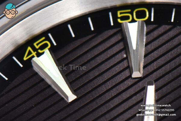 Aqua Terra 150M VSF 41MM Black Textured Dial Bumble Bee SS Bracelet A8500 - Image 7