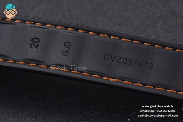 Aqua Terra 150M SeaMaster VSF 41MM White Dial Orange Hands Black Rubber Strap A8900 - Image 15