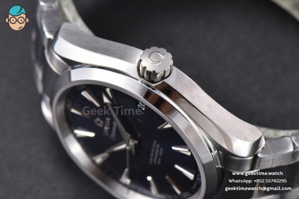 Aqua Terra 150M VSF 41MM Blue Textured Dial SS Bracelet A8500 - Image 10