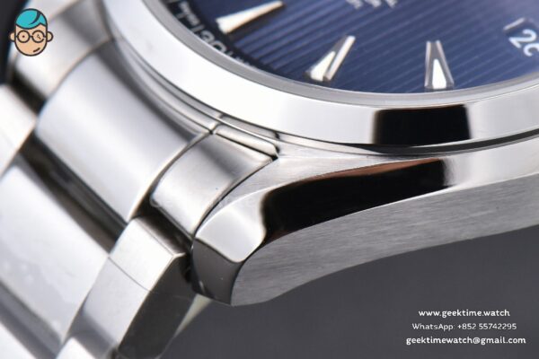 Aqua Terra 150M VSF 41MM Blue Textured Dial SS Bracelet A8500 - Image 12