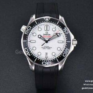 Seamaster Diver 300M 42mm ZF Black Ceramic White Dial Black Rubber Strap A8800