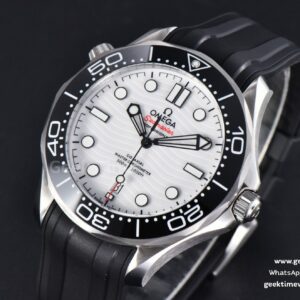 Seamaster Diver 300M 42mm ZF Black Ceramic White Dial Black Rubber Strap A8800