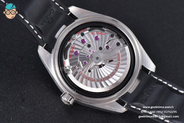 Aqua Terra 150M SeaMaster VSF 41MM Black Dial Silver Hands Black Rubber Strap A8900 - Image 13