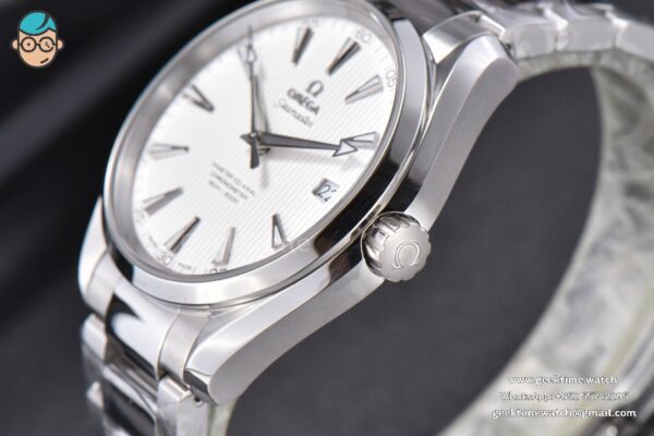 Aqua Terra 150M VSF 41MM White Textured Dial SS Bracelet A8500 - Image 7