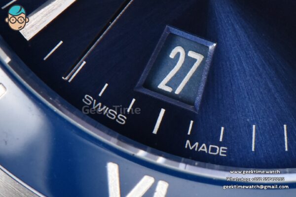 Constellation 41mm VSF Blue Ceramic Blue Dial Blue Gummy Strap A8900 - Image 5