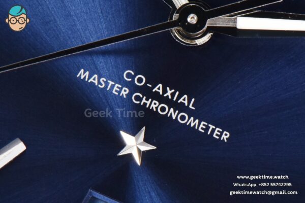 Constellation 41mm VSF Blue Ceramic Blue Dial Blue Gummy Strap A8900 - Image 6