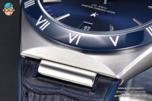 Constellation 41mm VSF Blue Ceramic Blue Dial Blue Gummy Strap A8900 - Image 7