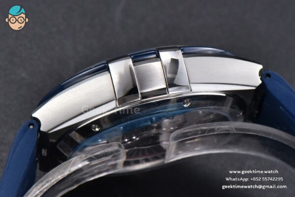 Constellation 41mm VSF Blue Ceramic Blue Dial Blue Gummy Strap A8900 - Image 12