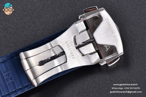 Constellation 41mm VSF Blue Ceramic Blue Dial Blue Gummy Strap A8900 - Image 28