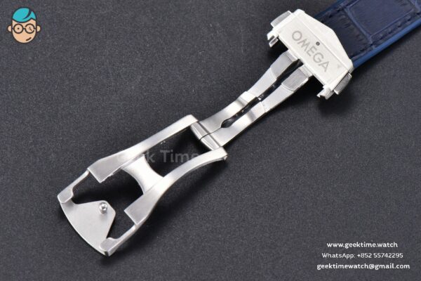 Constellation 41mm VSF Blue Ceramic Blue Dial Blue Gummy Strap A8900 - Image 29