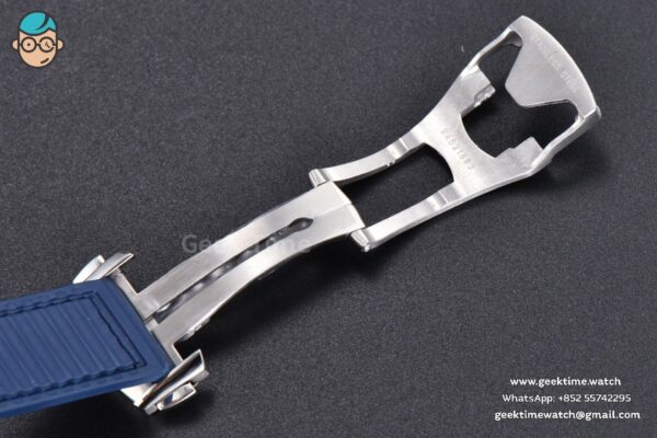 Constellation 41mm VSF Blue Ceramic Blue Dial Blue Gummy Strap A8900 - Image 30