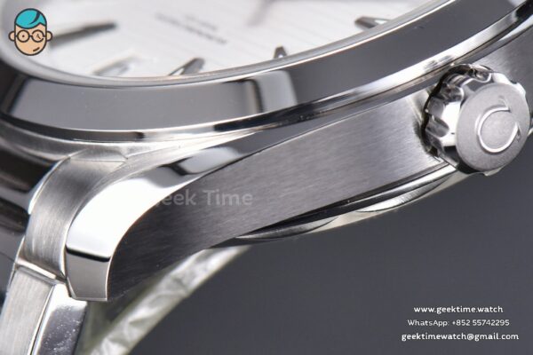 Aqua Terra 150M VSF 41MM White Dial Orange Hand Silver Markers SS Bracelet A8900 - Image 8