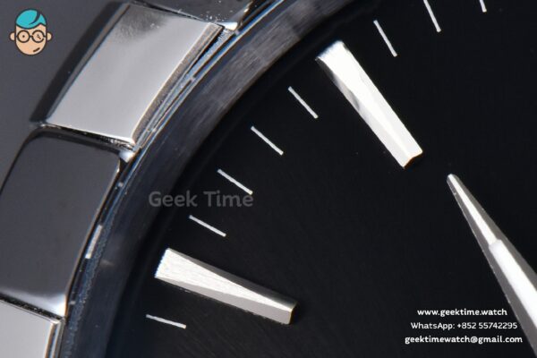 Constellation 41mm VSF Black Ceramic Black Dial Black Gummy Strap A8900 - Image 4
