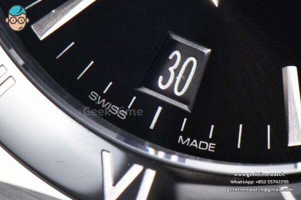 Constellation 41mm VSF Black Ceramic Black Dial Black Gummy Strap A8900 - Image 6