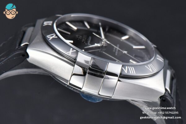 Constellation 41mm VSF Black Ceramic Black Dial Black Gummy Strap A8900 - Image 10