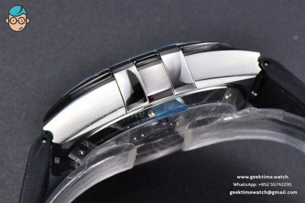 Constellation 41mm VSF Black Ceramic Black Dial Black Gummy Strap A8900 - Image 13