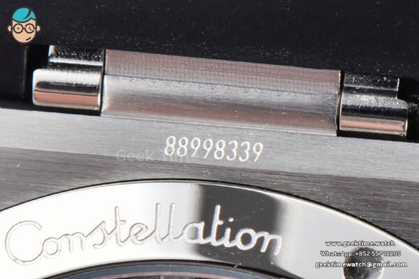 Constellation 41mm VSF Black Ceramic Black Dial Black Gummy Strap A8900 - Image 15