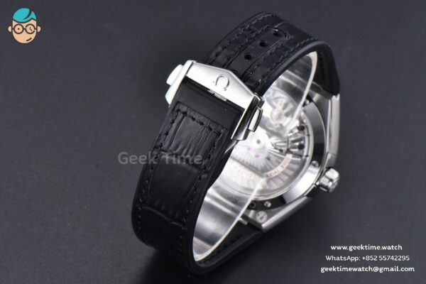 Constellation 41mm VSF Black Ceramic Black Dial Black Gummy Strap A8900 - Image 26