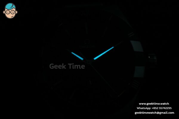 Constellation 41mm VSF Black Ceramic Black Dial Black Gummy Strap A8900 - Image 35