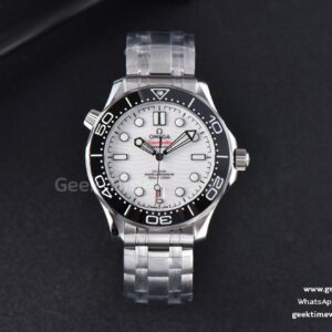 Seamaster Diver SS 300M VSF 42mm White Dial SS Bracelet A8800