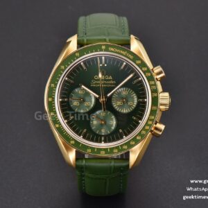Speedmaster Moonwatch 42.5mm ZF YG/Green Dial Green Rubber Strap Manual Chrono