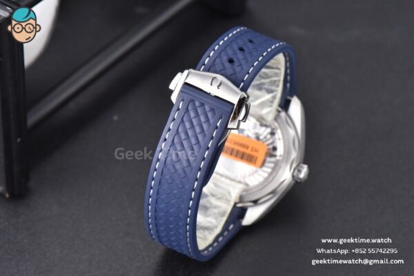 Aqua Terra 150M Master Chronometers VSF 41MM Dark Blue Dial Blue Hand Rubber Strap A8900 - Image 12