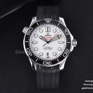 Seamaster Diver SS 300M VSF 42mm White Dial Rubber Strap A8800