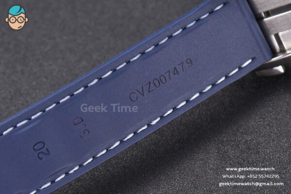 Aqua Terra 150M Seamaster VSF 41MM Blue Dial Silver Hands Blue Rubber Strap A8900 - Image 21